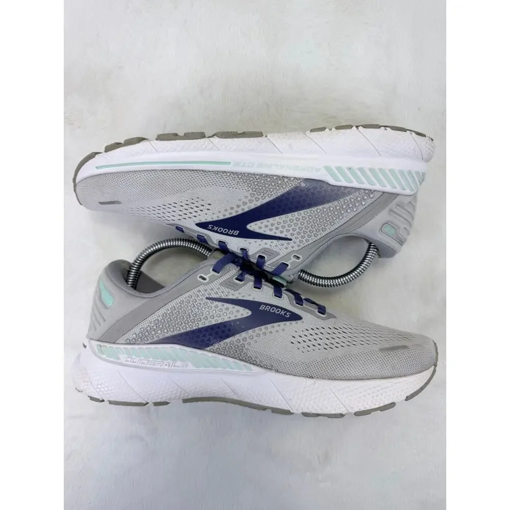 Brooks Adrenaline GTS 22 Women's Running Shoes Alloy Blue Green Size 9.5
